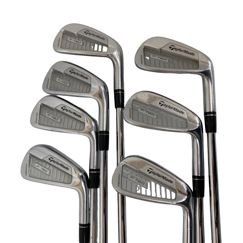 【中古】 テーラーメイド Taylor Made P・760 8S アイアンセット IR Dynamic Gold (フレックスS) メンズ 男性用 右利き 右用 Dランク ゴルフクラブ