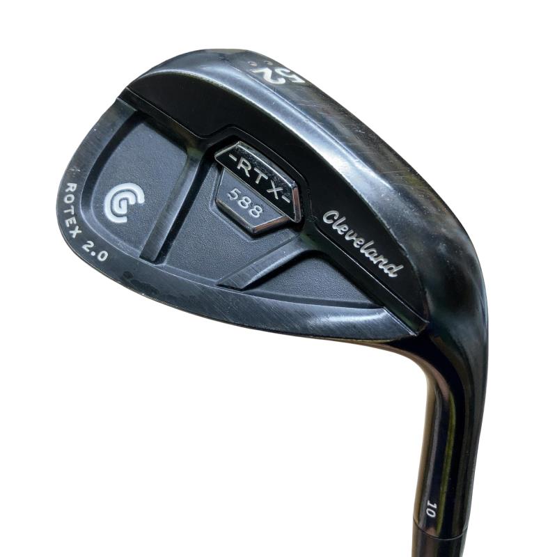 【中古】 クリーブランド Cleveland 588 RTX 2.0 キャビティバック ブラックサテン 52°/10° ウェッジ WG Dynamic Gold (フレックスS) メンズ 男性用 右利き 右用 Cランク ゴルフクラブ