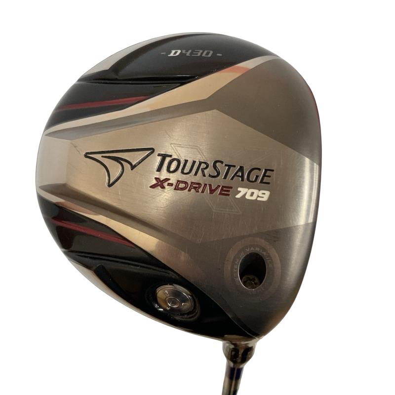 【中古】 ブリヂストン TOURSTAGE X-DRIVE 709 D430 8.5° ドライバー DR Diamana B60 (フレックスS) メンズ 男性用 右利き 右用 Cランク ゴルフクラブ