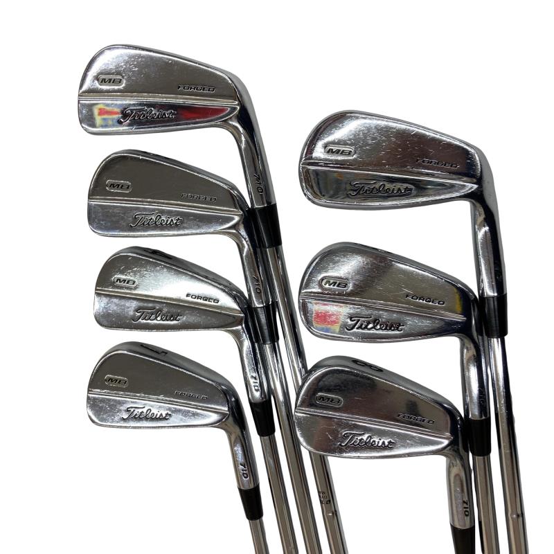 【中古】 タイトリスト Titleist MB 710 8S アイアン書き割り IR Dynamic Gold (フレックスX) メンズ 成人男性用 右利き 右用 C位置づける ゴルフ野球クラブ