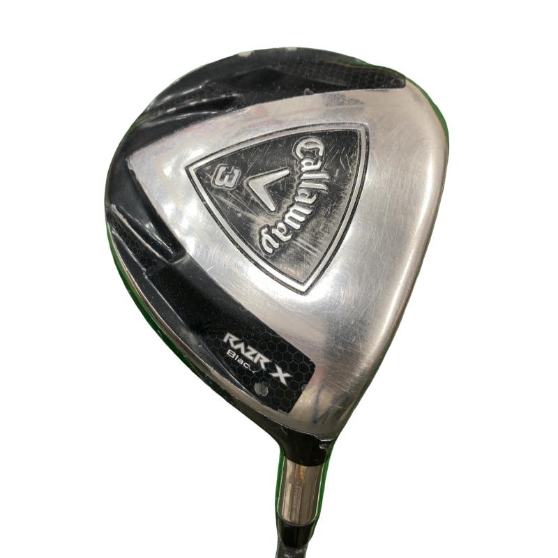【中古】 キャロウェイ RAZR X Black 3W レディース USA フェアウェイウッド FW Women’s RAZR X Black Fairway Graphite (フレックスL) レディース 女性用 右利き 右用 Cランク ゴルフクラブ