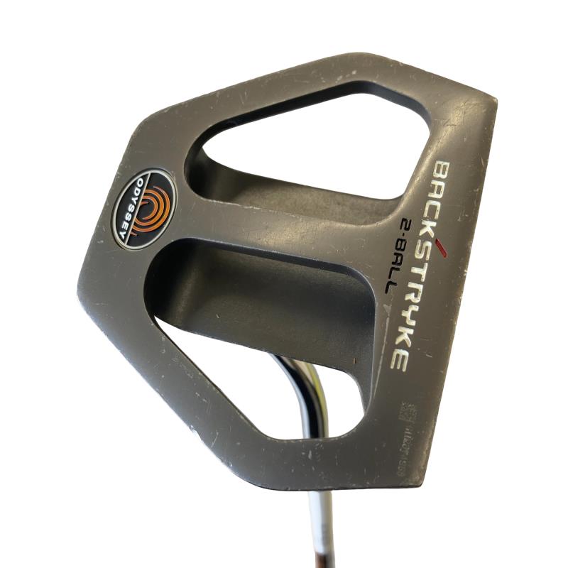 【中古】 オデッセイ BACK STRYKE 2・BALL 33in パター PT スチール写真 (フレックス余分の物) メンズ 成人男性用 右利き 右用 C位置づける ゴルフ野球クラブ