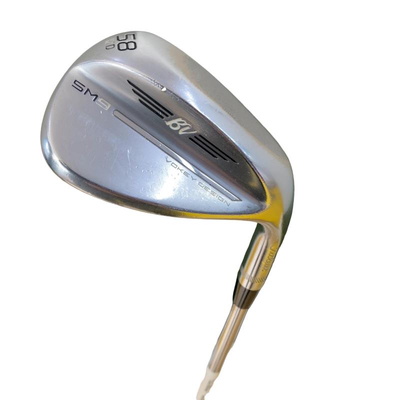 【中古】 タイトリスト VOKEY SPIN MILLED SM9 ツアークロム 58°/12°D ウェッジ WG Dynamic Gold (フレックスS) メンズ 男性用 右利き 右用 Cランク ゴルフクラブ