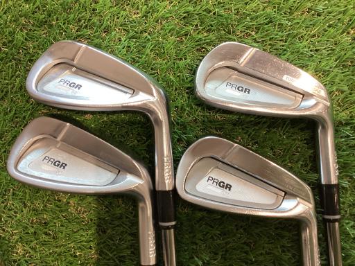 【中古】 プロギア PRGR 02 5S アイアンセット IR 純正特注シャフト (フレックスその他) メンズ 男性用 右利き 右用 Cランク ゴルフクラブ