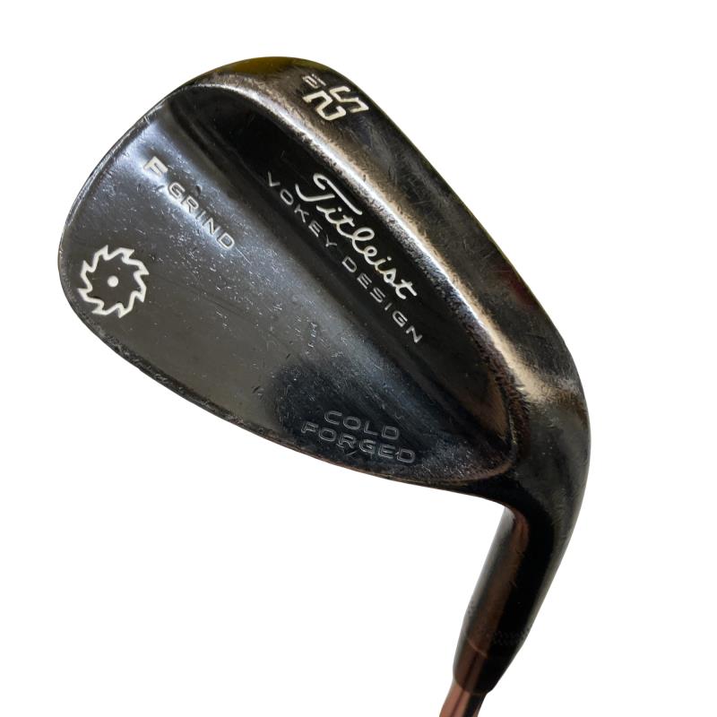 【中古】 タイトリスト VOKEY COLD FORGED(2015) 黒いこと 52°/10°F ウェッジ WG Dynamic Gold (フレックスS) メンズ 成人男性用 右利き 右用 D位置づける ゴルフ野球クラブ