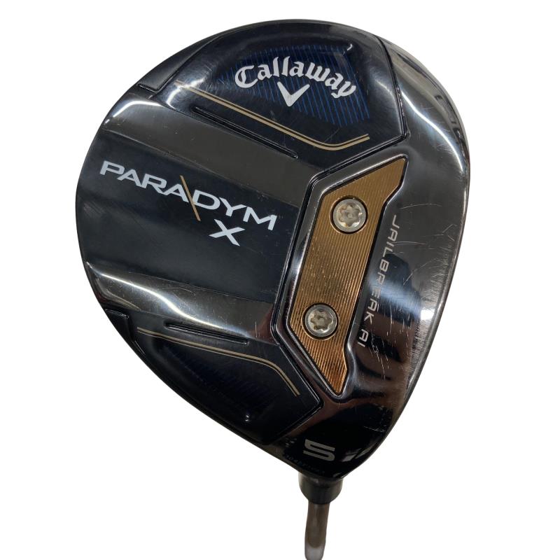 【中古】 キャロウェイ PARADYM X 5W フェアウェイウッド FW 純然たる特注矢がら (フレックスS) メンズ 成人男性用 右利き 右用 C位置づける ゴルフ野球クラブ