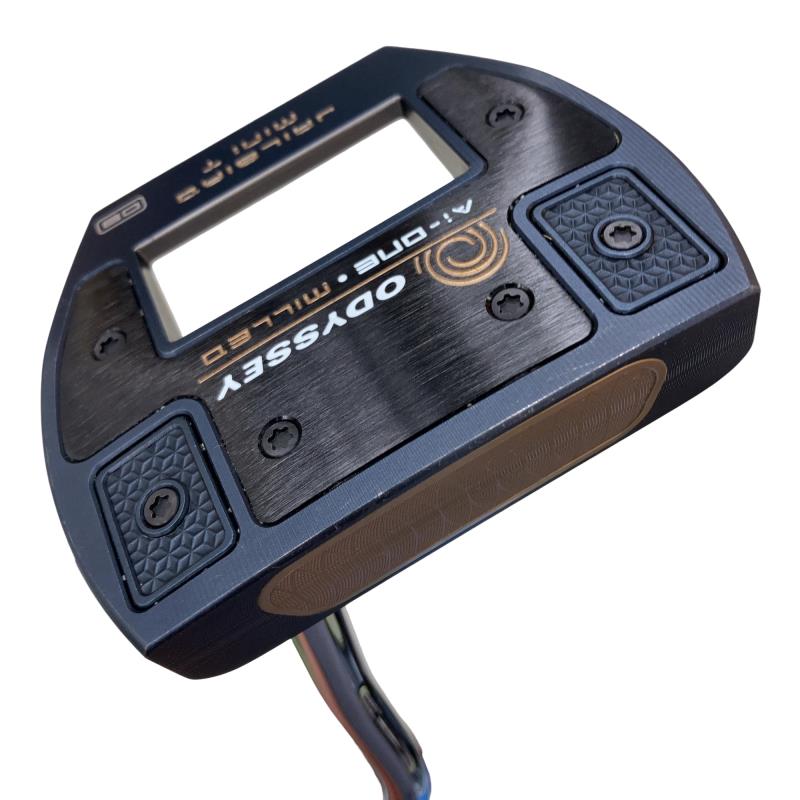 【中古】 オデッセイ Ai-ONE・MILLED JAILBIRD MINI T DB 34in パター PT STROKE LAB 90 スチール写真 (フレックス余分の物) メンズ 成人男性用 右利き 右用 B位置づける ゴルフ野球クラブ