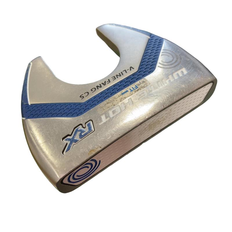 【中古】 オデッセイ WHITE HOT RX V-LINE FANG CS 34インチ パター PT スチール (フレックスその他) メンズ 男性用 右利き 右用 Dランク ゴルフクラブ