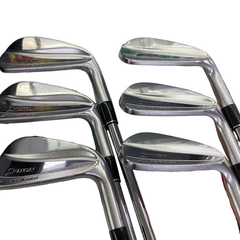 【中古】 ダンロップ SRIXON Z-FORGED 6S アイアンセット IR Dynamic Gold D.S.T (フレックスS) メンズ 男性用 右利き 右用 Dランク ゴルフクラブ