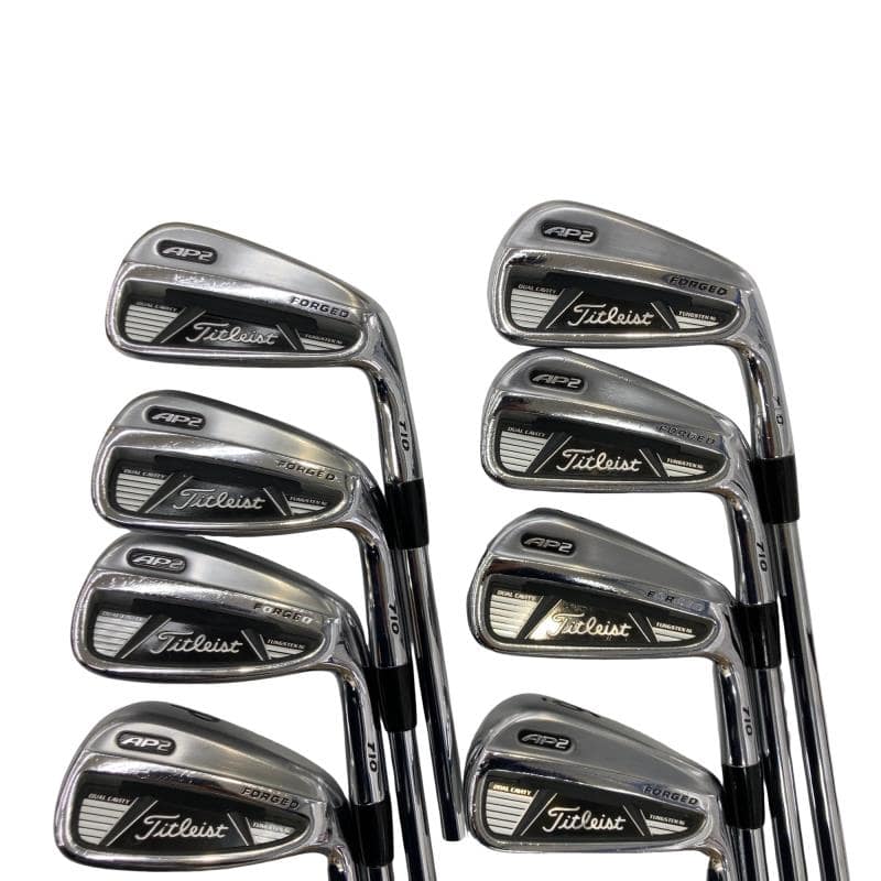 【中古】 タイトリスト Titleist AP2 710 8S アイアンセット IR Dynamic Gold (フレックスS) メンズ 男性用 右利き 右用 Cランク ゴルフクラブ
