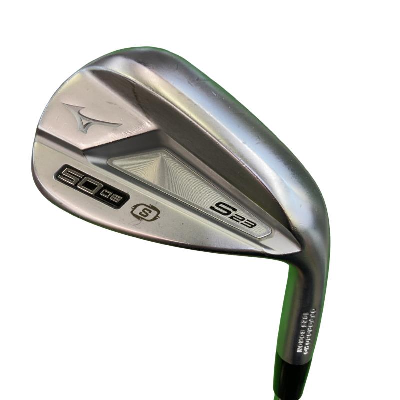 【中古】 ミズノ Mizuno S23(ホワイトサテン) 50°/08°S ウェッジ WG 純正特注シャフト (フレックスその他) メンズ 男性用 右利き 右用 Cランク ゴルフクラブ