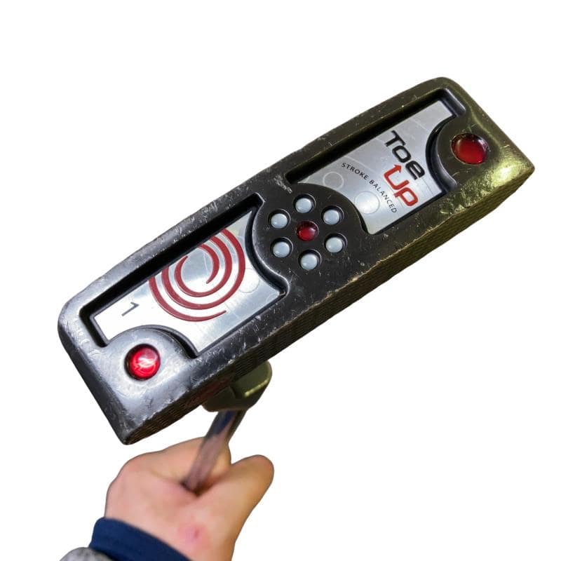 【中古】 オデッセイ Toe Up #1 34インチ パター PT スチール (フレックスその他) メンズ 男性用 右利き 右用 Cランク ゴルフクラブ 10,061円