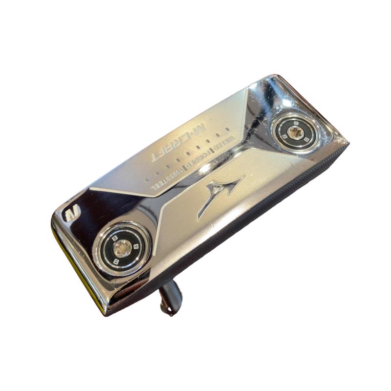 【中古】 ミズノ M.CRAFT 4 ホワイトサテン 34インチ パター PT スチール (フレックスその他) メンズ 男性用 右利き 右用 Cランク ゴルフクラブ