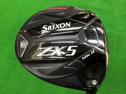 【中古】 ダンロップ SRIXON ZX5 Mk II 9.5° ドライバー DR 純正特注シャフト (フレックスS) メンズ 男性用 右利き 右用 Cランク ゴルフクラブ