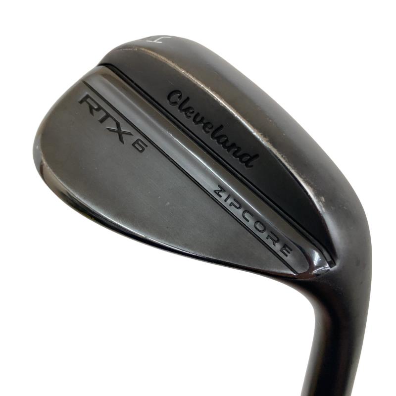 【中古】 クリーブランド Cleveland RTX-6 ZIPCORE ブラックサテン 54°/10° MID ウェッジ WG Dynamic Gold (フレックスS) メンズ 男性用 右利き 右用 Cランク ゴルフクラブ