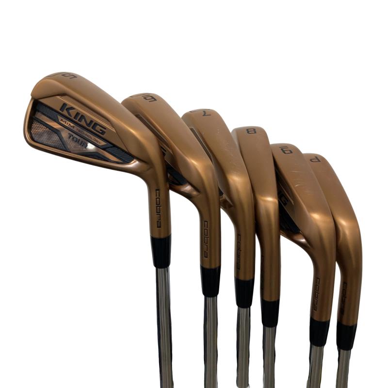【中古】 コブラ KING TOUR MIM COPPER 6S アイアンセット IR NS PRO MODUS3 TOUR105 (フレックスS) メンズ 男性用 右利き 右用 Cランク ゴルフクラブ