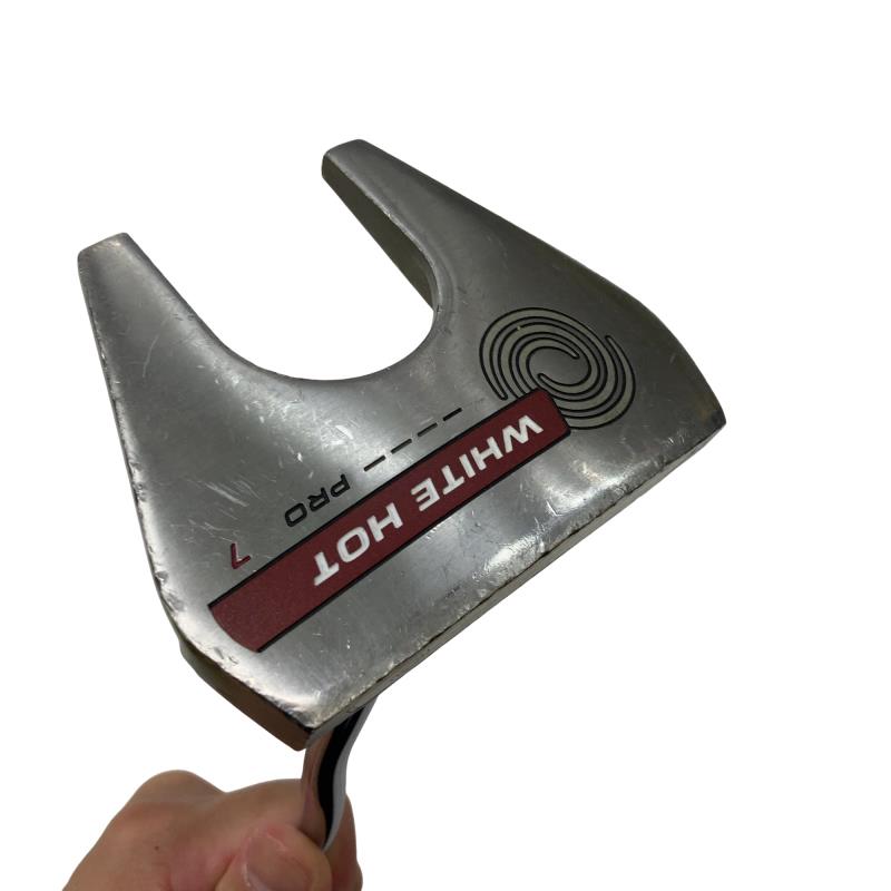 【中古】 オデッセイ WHITE HOT PRO #7 33in パター PT スチール写真 (フレックス余分の物) メンズ 成人男性用 右利き 右用 D価値づける ゴルフ野球クラブ