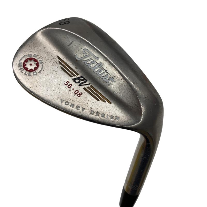 【中古】 タイトリスト VOKEY SPIN MILLED(2009) 58°/08° ウェッジ WG Dynamic Gold (フレックスS) メンズ 男性用 右利き 右用 Dランク ゴルフクラブ