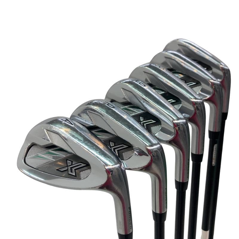 【中古】 ダンロップ XXIO(2022) eks 7S アイアンセット IR Miyazaki AX-2(IR) (フレックスS) メンズ 男性用 右利き 右用 Cランク ゴルフクラブ