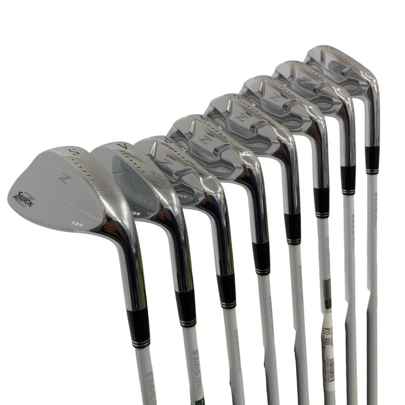 【中古】 ダンロップ SRIXON Z725 10S アイアンセット IR Miyazaki KENA Blue 8 (フレックスS) メンズ 男性用 右利き 右用 Cランク ゴルフクラブ
