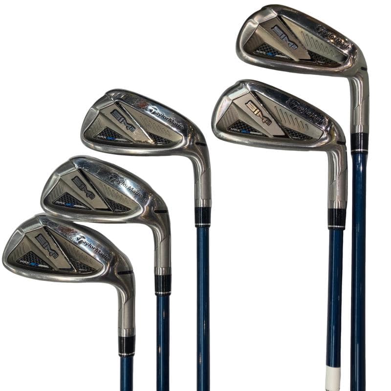 【中古】 テーラーメイド SIM2 MAX 5S アイアンセット IR TENSEI BLUE TM60(SIM2 IR) (フレックスR) メンズ 男性用 右利き 右用 Cランク ゴルフクラブ