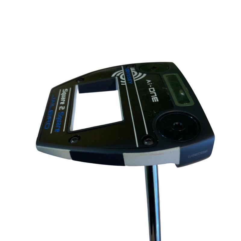 【中古】 オデッセイ Ai-ONE SQUARE 2 SQUARE JAILBIRD 34in パター PT STROKE LAB 90 スチール写真 (フレックス余分の物) メンズ 成人男性用 右利き 右用 C価値づける ゴルフ野球クラブ