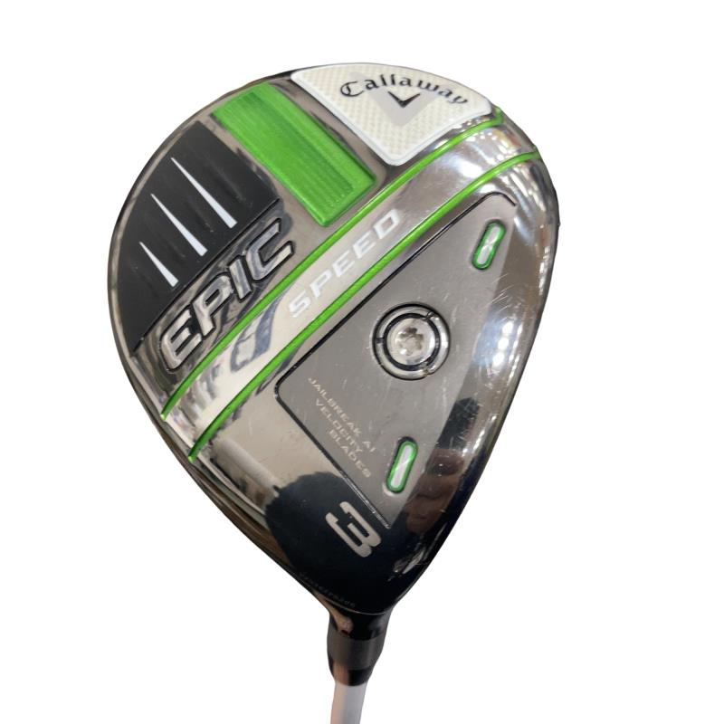 【中古】 キャロウェイ EPIC SPEED 3W フェアウェイウッド FW Speeder EVOLUTION VII FW 60 (フレックスS) メンズ 男性用 右利き 右用 Cランク ゴルフクラブ｜ゴルフパートナー 中古クラブ店