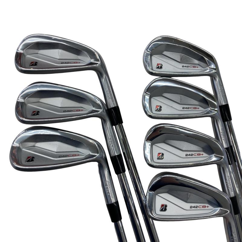 【中古】 ブリヂストン BRIDGESTONE 242CB+ 7S アイアンセット IR NS PRO MODUS3 TOUR105 (フレックスS) メンズ 男性用 右利き 右用 Cランク ゴルフクラブ