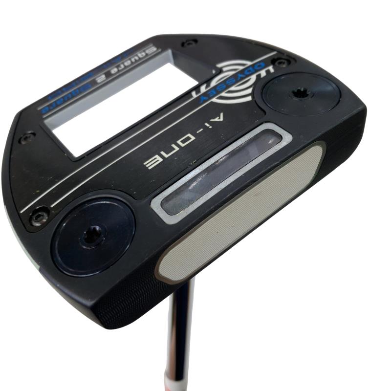 【中古】 オデッセイ Ai-ONE SQUARE 2 SQUARE JAILBIRD 34in パター PT STROKE LAB 90 スチール写真 (フレックス余分の物) メンズ 成人男性用 右利き 右用 C序列付ける ゴルフ野球クラブ