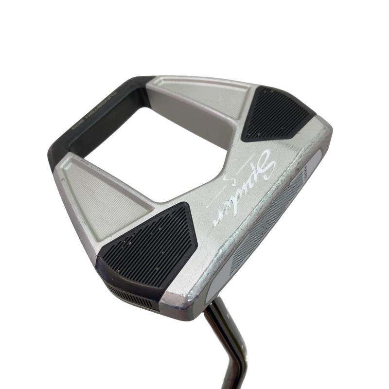 【中古】 テーラーメイド Spider S PLATINUM シングルベンド 33インチ USA パター PT スチール(ブラック) (フレックスその他) メンズ 男性用 右利き 右用 Cランク ゴルフクラブ