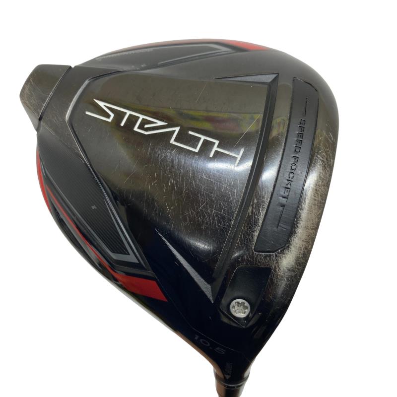 【中古】 テーラーメイド STEALTH 10.5° ドライバー DR TENSEI RED TM50(STEALTH DR) (フレックスS) メンズ 男性用 右利き 右用 Cランク ゴルフクラブ