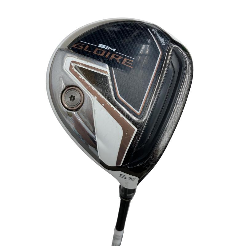 【中古】 テーラーメイド SIM GLOIRE 5W フェアウェイウッド FW AIR Speeder TM(FW) (フレックスSR) メンズ 男性用 右利き 右用 Cランク ゴルフクラブ