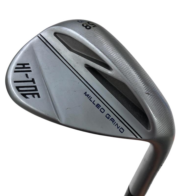 【中古】 仕立て屋お手伝いさん Taylor Made MILLED GRIND HI-TOE(2022) クローム 58°/10° ウェッジ WG NS PRO MODUS3 TOUR115 (フレックスS) メンズ 成人男性用 右利き 右用 C位置づける ゴルフ野球クラブ