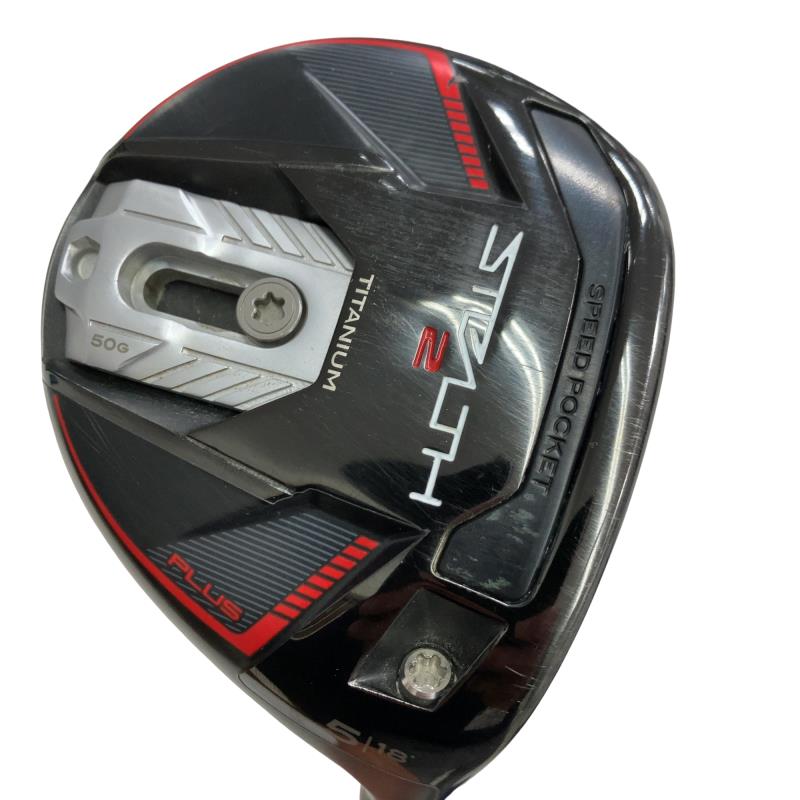 【中古】 テーラーメイド STEALTH2 PLUS 5W フェアウェイウッド FW Tour AD CQ-6 (フレックスS) メンズ 男性用 右利き 右用 Cランク ゴルフクラブ