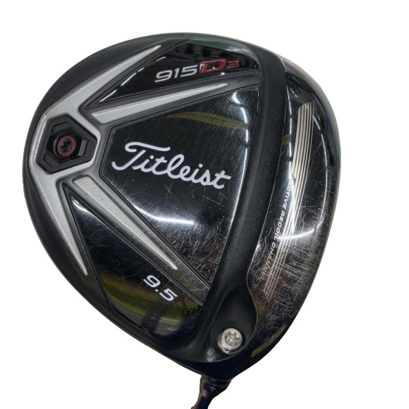 【中古】 タイトリスト 915 D3 9.5° ドライバー DR リシャフト (フレックスその他) メンズ 男性用 右利き 右用 Cランク ゴルフクラブ