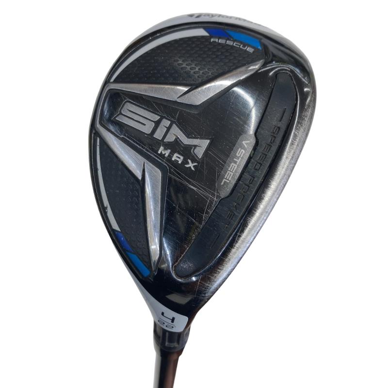 【中古】 テーラーメイド SIM MAX U4 ユーティリティ UT TENSEI BLUE TM60(UT) (フレックスS) メンズ 男性用 右利き 右用 Cランク ゴルフクラブ