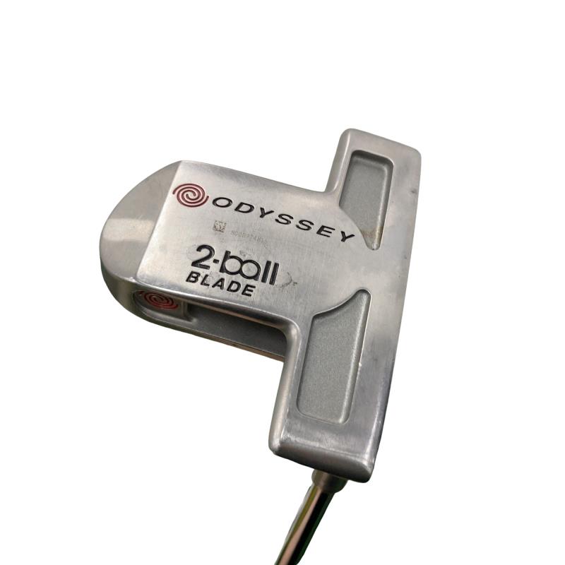 【中古】 オデッセイ WHITE HOT 2 BALL BLADE 34in パター PT スチール写真 (フレックス余分の物) メンズ 成人男性用 右利き 右用 C価値づける ゴルフ野球クラブ