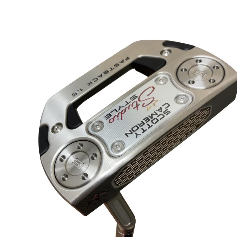 【中古】 タイトリスト SCOTTY CAMERON STUDIO STYLE FASTBACK 1.5(2025) 34in パター PT スチール写真 (フレックス余分の物) メンズ 成人男性用 右利き 右用 C位置づける ゴルフ野球クラブ