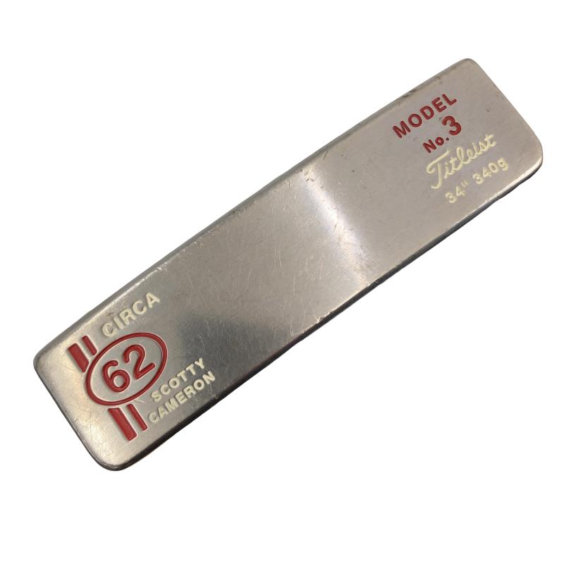 【中古】 タイトリスト SCOTTY CAMERON CIRCA 62 No.3(2007) 35インチ パター PT スチール (フレックスその他) メンズ 男性用 右利き 右用 Dランク ゴルフクラブ