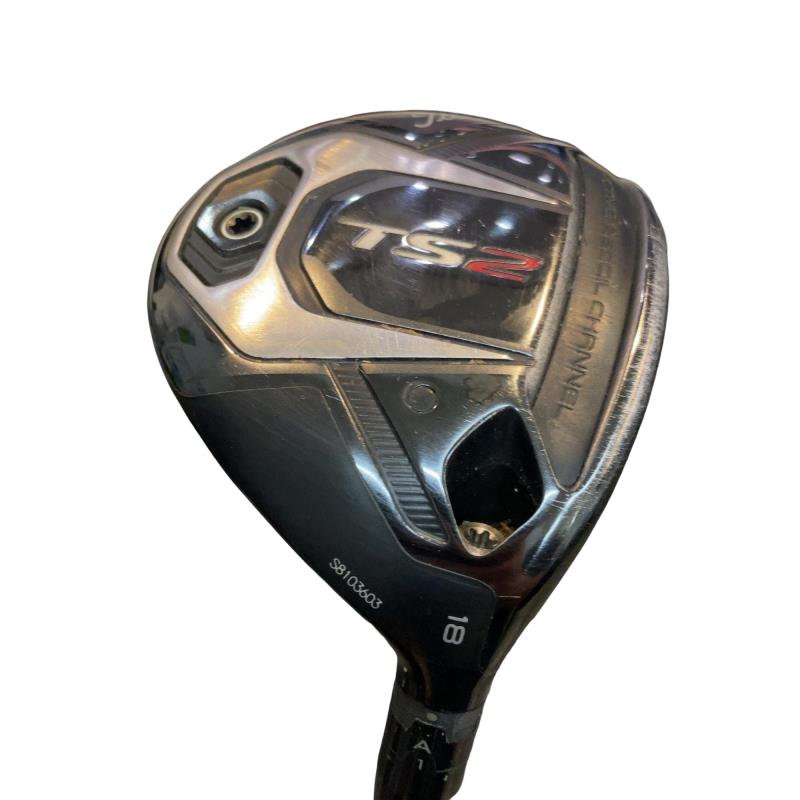 【中古】 タイトリスト TS2 18° フェアウェイウッド FW リシャフト (フレックスその他) メンズ 男性用 右利き 右用 Cランク ゴルフクラブ