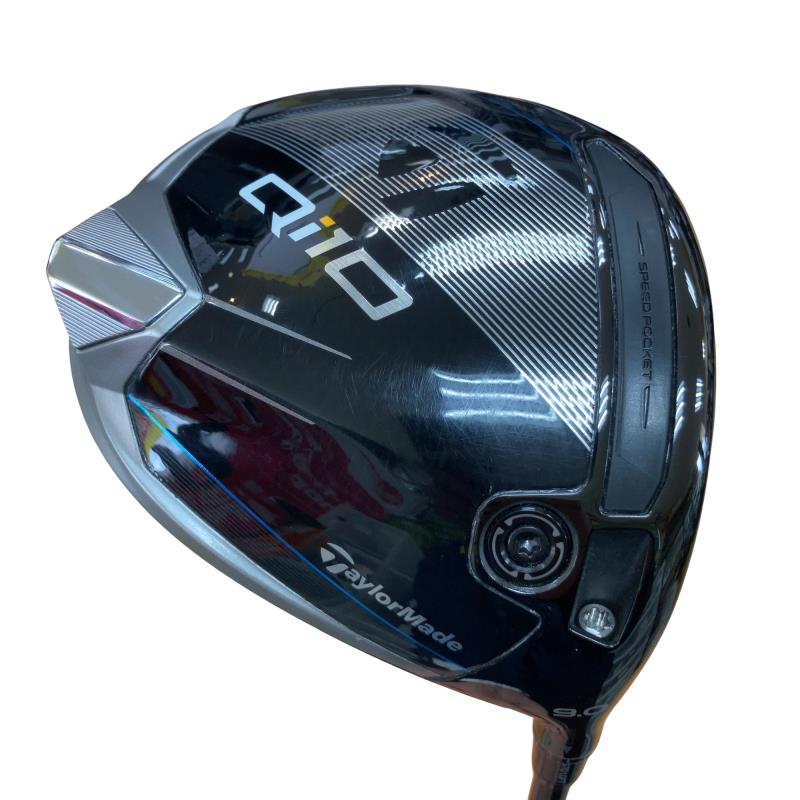 【中古】 テーラーメイド Qi10 9° ドライバー DR リシャフト (フレックスその他) メンズ 男性用 右利き 右用 Bランク ゴルフクラブ