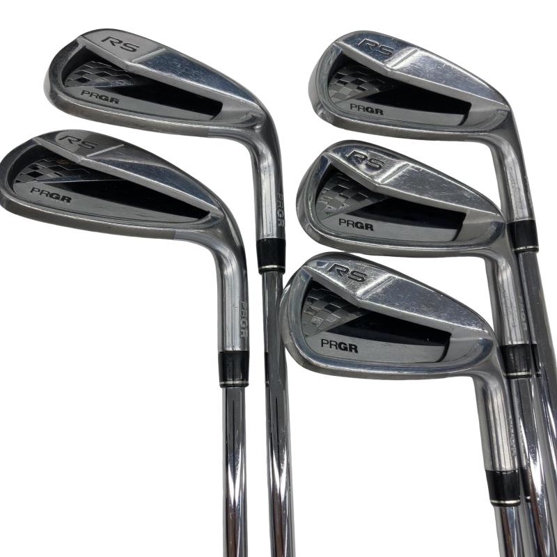 【中古】 プロギア RS チタンフェース 5S アイアンセット IR スペックスチールIII Ver.2 (フレックスSR) メンズ 男性用 右利き 右用 Cランク ゴルフクラブ