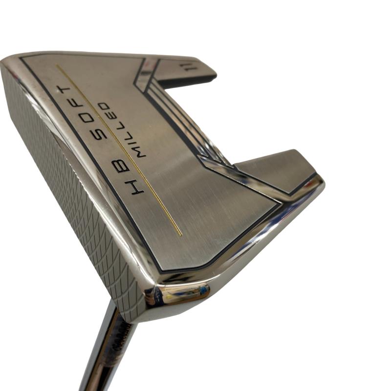 【中古】 クリーブランド Cleveland HB SOFT MILLED 11 34in レフティ パター PT スチール写真 (フレックス余分の物) メンズ 成人男性用 左ぎっちょ レフティ 左用 C序列付ける ゴルフ野球クラブ メンズクラブ-スポーツ・アウトドア-パター
