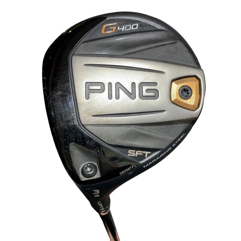 【中古】 ピン G400 SFT 5W レフティ フェアウェイウッド FW リシャフト (フレックスその他) メンズ 男性用 左利き レフティ 左用 Cランク ゴルフクラブ