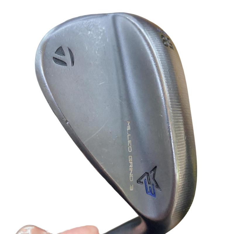 【中古】 テーラーメイド Taylor Made MILLED GRIND 3(ブラック) 58°/11° ウェッジ WG Dynamic Gold (フレックスS) メンズ 男性用 右利き 右用 Cランク ゴルフクラブ|ゴルフパートナー 中古クラブ店