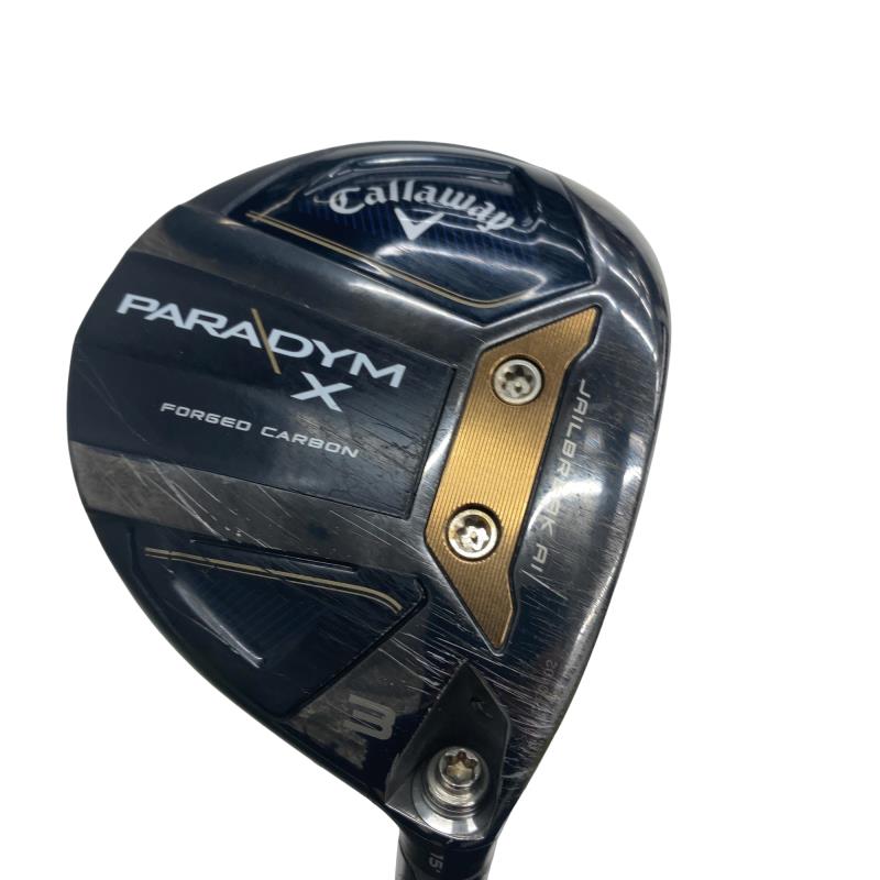【中古】 キャロウェイ PARADYM X 3W フェアウェイウッド FW リシャフト (フレックス余分の物) メンズ 成人男性用 右利き 右用 D価値づける ゴルフ野球クラブ