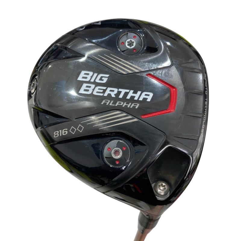 【中古】 キャロウェイ BIG BERTHA ALPHA 816◆◆ 9° ドライバー DR Speeder 661 EVOLUTION II (フレックスS) メンズ 男性用 右利き 右用 Cランク ゴルフクラブ