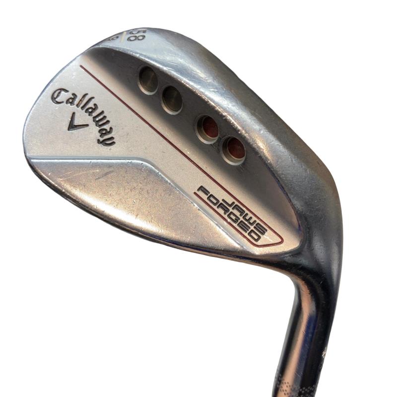 【中古】 キャロウェイ JAWS FORGED(2023) Crメッキ 58°/09° ウェッジ WG Dynamic Gold (フレックスS) メンズ 成人男性用 右利き 右用 D位置づける ゴルフ野球クラブ