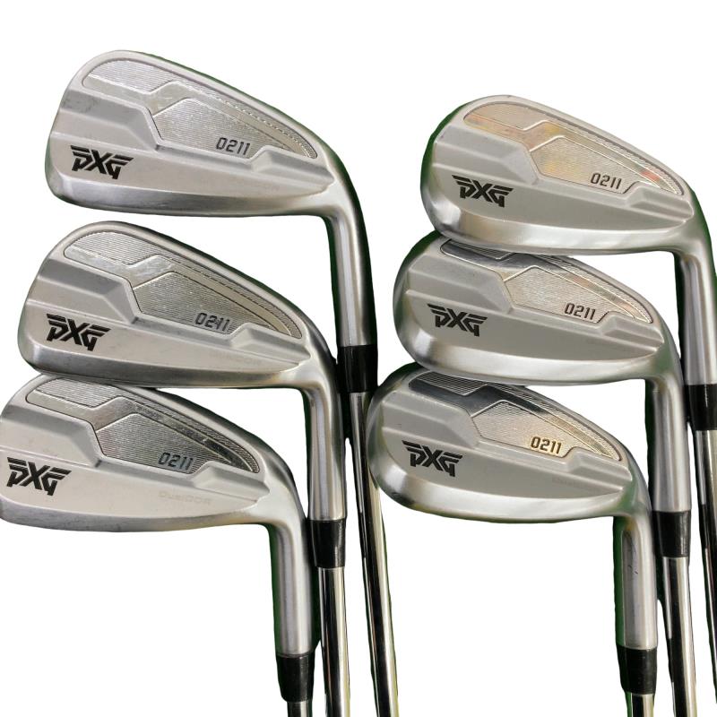 【中古】 PXG PXG 0211(2021) 6S アイアンセット IR 純正特注シャフト (フレックスS) メンズ 男性用 右利き 右用 Cランク ゴルフクラブ