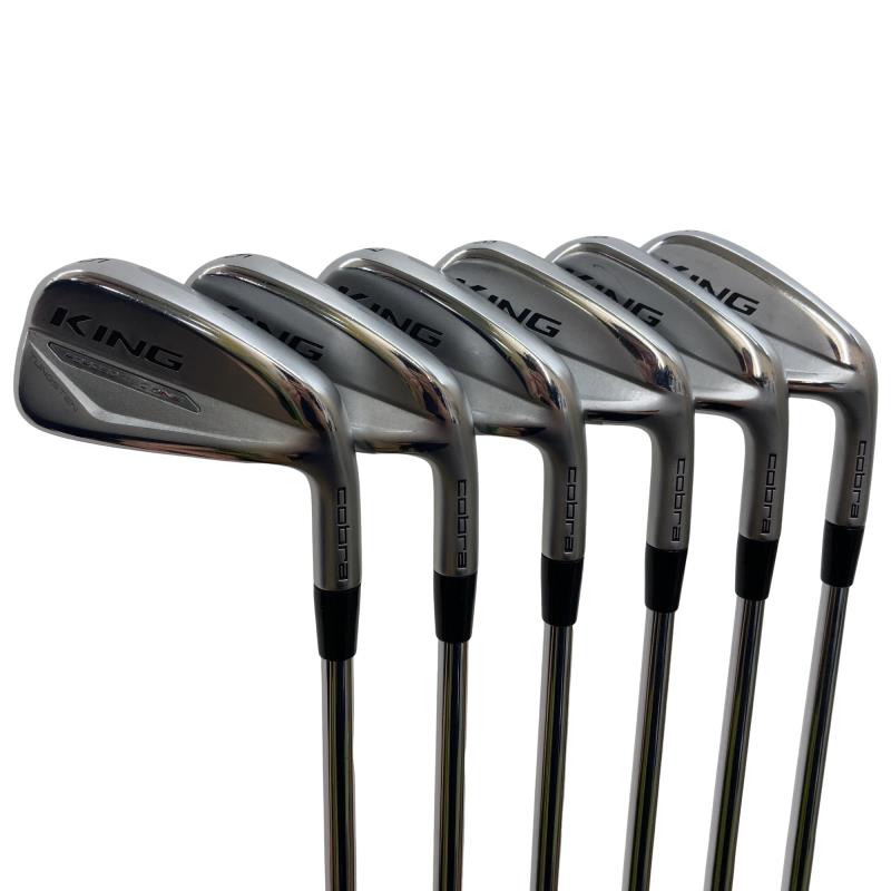 【中古】 コブラ KING FORGED TEC ONE LENGTH(2019) 6S アイアン書き割り IR 完全無欠特注立て坑 (フレックスS) メンズ 成人男性用 右利き 右用 C序列付ける ゴルフ野球クラブ
